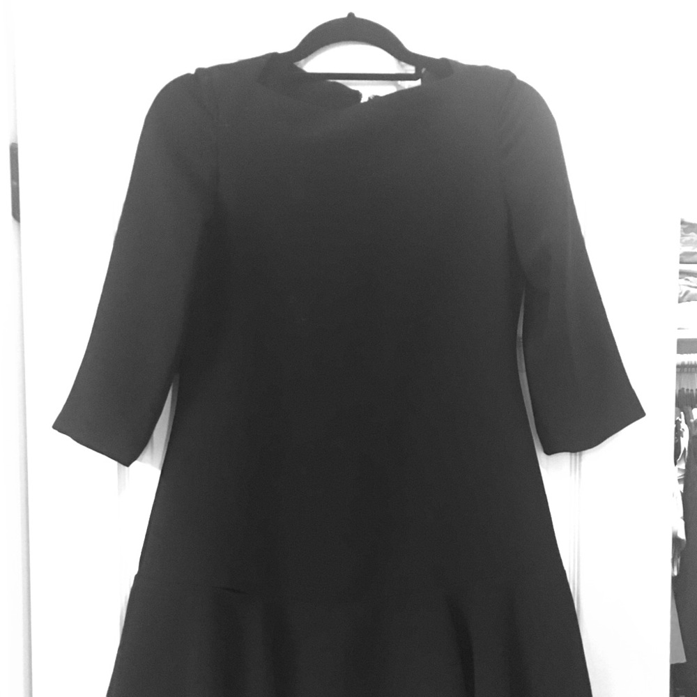Kate Spade Black 3/4 sleeve dress